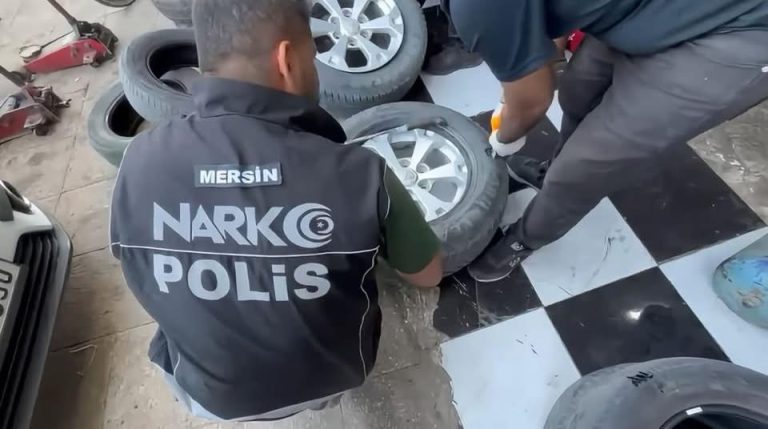 Mersin’de Zehir tacirlerinin “tekerlek” oyunu bozuldu