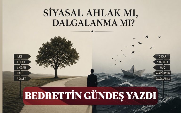 “SİYASİ AHLAK MI, DALGALANMA MI?”