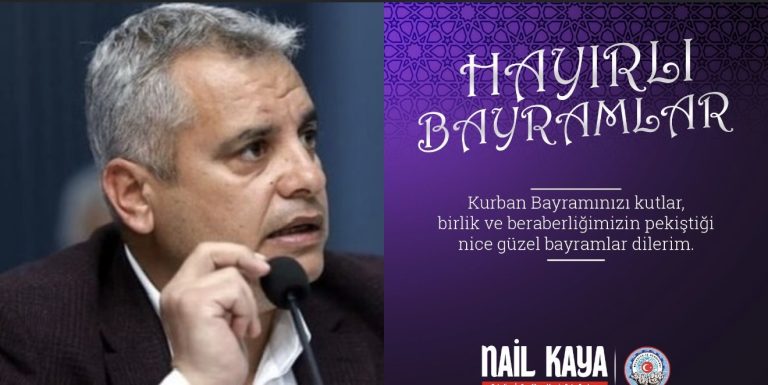 Belediye İş Sendikası Mersin Şube Başkanı Nail Kaya’dan Kurban Bayramı Mesajı