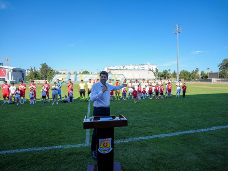 KÖYLERARASI FUTBOL TURNUVASI’NDA İLK MAÇ OYNANDI