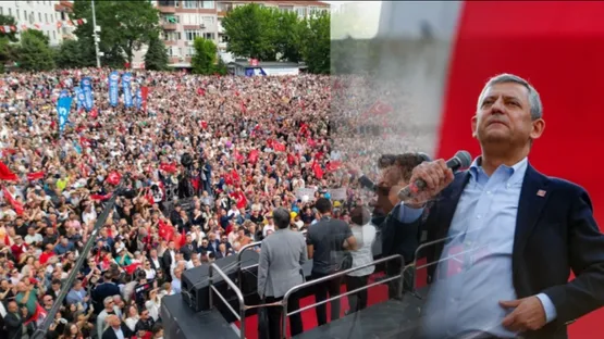 Özgür Özel’den mutlak butlan sonrası ilk miting: “Bizi yenemezsiniz, diz çöktüremezsiniz”